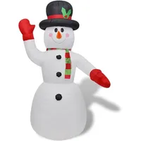 VidaXL Aufblasbarer Schneemann 240 cm