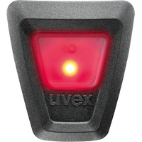 Uvex Plug-in LED Active Fahrradhelm Beleuchtung, Red-Black, one Size