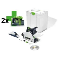 Festool Tauchsäge TSC 55 KEB-Basic inkl. 2 x 5,2