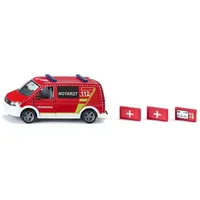 Siku 2116 - VW T6 Notarztwagen Rot/Weiß 1:50