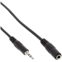 InLine Klinke Verlängerung 3,5mm Klinken-Stecker/Buchse Stereo 5,0m (99935)