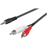 Goobay Audio-Video-Kabel 3,5mm Klinken-Stecker > 2x Cinch-Stecker 3,0m (51650)