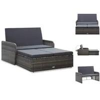 VidaXL Garten-Lounge-Set grau 46080
