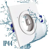 Maxkomfort GmbH 10x Einbaustrahler Bad IP44 mit GU10 Fassung