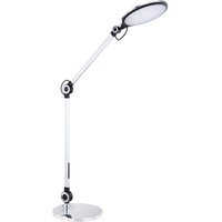 GLOBO Globo, tischlampe Tischleuchte metall silberfarben Led