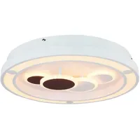 GLOBO Kolli 1x50W rund weiß Metall