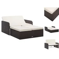 VidaXL Garten-Lounge-Set 2-tlg. braun