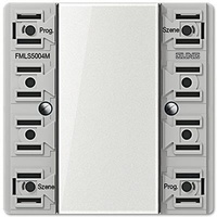 Jung FMLS5004M eNet Funk-Wandsender-Modul 4fach, F50, Serie LS 5004