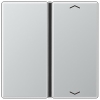 Jung Taste 1-fach mit Pfeilsymbolen, aluminium,