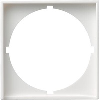 Gira Adapterrahmen mit rundem Ausschnitt 50x50mm, reinweiß (0281 03)
