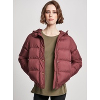 URBAN CLASSICS Hooded Puffer Jacke Bordeaux S
