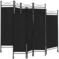 CASARIA Paravent Lucca 2er-Set Schwarz