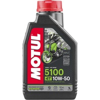 Motul 5100 4T, 10 W-50, 1 L, 221x117x63.5