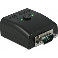 DeLock 87756 Kabeladapter USB 2.0 Type-B DB9 Schwarz