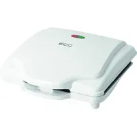 ECG S 1370 Waffeleisen Weiß