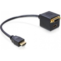 DeLock 65054 Adapter HDMI Stecker - HDMI Buchse +
