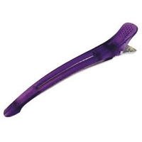 Efalock Professional Efalock Clip Techno schwarz-rauch 6 Stück