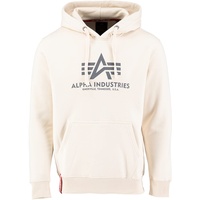 Alpha Industries Basic Kapuzenpullover Jet Stream White L