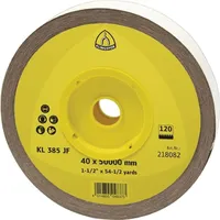 KLINGSPOR Schleifgeweberolle KL 385 JF 50mm K.80 f.Metall Korund