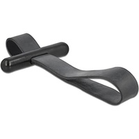 DeLock Kabelbinder mit Gummischlaufe schwarz