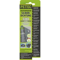 Petec Hochtemperatursilikon grau 70 ml) Tube