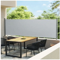 VidaXL Ausziehbare Seitenmarkise 160 x 600 cm grau 313379