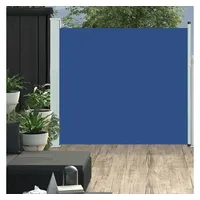 VidaXL Ausziehbare Seitenmarkise 170×300 cm Blau