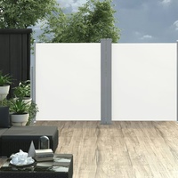 VidaXL Ausziehbare Seitenmarkise Doppelt 170 x 600 cm creme
