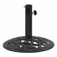 VidaXL Schirmständer Gusseisen 40 cm Schwarz/Braun