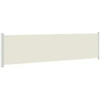 VidaXL Ausziehbare Seitenmarkise 160 x 600 cm creme 313376
