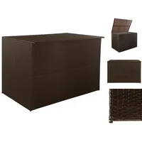 VidaXL Gartenbox Braun 150x100x100 cm Poly Rattan