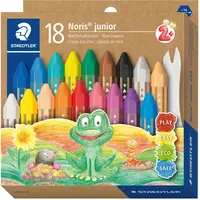 Staedtler Wachsmalkreide Noris junior 18 St. mehrfarbig
