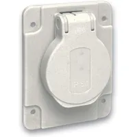 Schneider Electric PKS61G Einbau-Steckdose IP54, IK08 Grau
