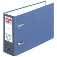 Herlitz Ordner maX.file protect, A5 quer, blau