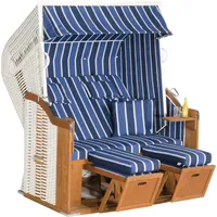 SonnenPartner SUNNYSMART Rustikal 250 Plus 2-Sitzer XL", weiß/blau mit
