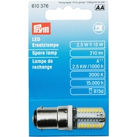 Prym LED Ersatzlampe für Nähmaschine Bajonett Metall / Transparent,