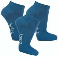 Wowerat Sneakersocken Sneaker Bambus (3-Paar) blau 39-42