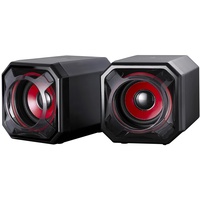 Verbatim SureFire Gator Eye Gaming Speakers Red