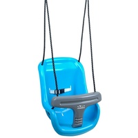 Hudora Babyhochschaukel blau/grau