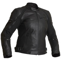 Halvarssons Risberg Lederjacke wasserdicht Damen - Schwarz - 38