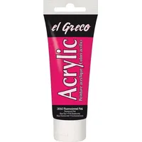 Kreul el Greco Acrylic Tube fluoreszierend pink, 75 ml