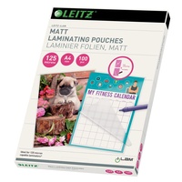 Leitz Laminierfolien matt 125 mic, 100 Stück