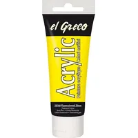 Kreul el Greco Acrylic Tube fluoreszierend zitron, 75 ml
