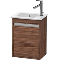 Duravit Ketho Waschtisch-Unterschrank KT6417L2121 40x28,5x55cm, wandhängend Tür links, nussbaum
