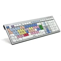 LogicKeyboard Avid Media Composer Slim Line Tastatur UK silber