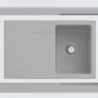 Villeroy & Boch Siluet 45 rechts Einbauspüle keramik steam