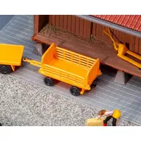 FALLER 2 Bahnsteigwagen orange 180991 H0