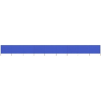 VidaXL 9-teiliges Windschutzgewebe 1200 x 120 cm Azurblau