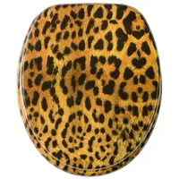 Sanilo WC Sitz Leopardenfell, Hochwertiger und Stabiler Toilettendeckel aus