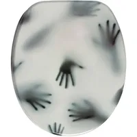 Sanilo WC-Sitz Shadow Hands, Hochwertiger und Stabiler Toilettendeckel aus